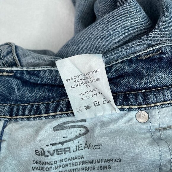 Silver Jeans Co. Suki Mid-Rise Bootcut Jeans Light Wash Denim Womens 29x32 - Picture 9 of 14